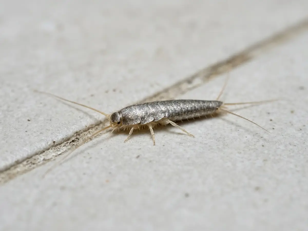 Silberfischchen (Lepisma) – Nahaufnahme
